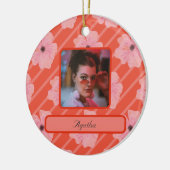 Roze bloemen en speciale strips voor Ornament (Links)