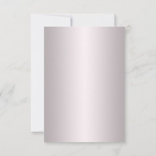 Roze Bloemen en Vlinder Save The Date Kaart (Achterkant)