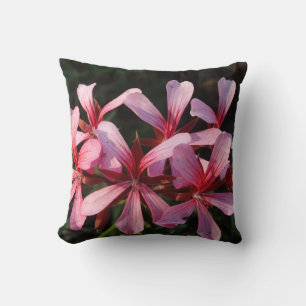 Roze Bloemen Foto Worp Kussen