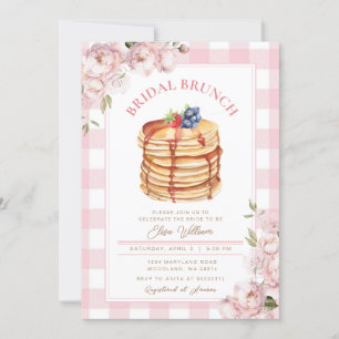Roze Bloemen Fruit Pannenkoek Vrijgezellenfeest Br Kaart