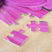 Roze bloemen Gerbera Daisy Floral Legpuzzel (Zijkant)