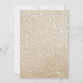 Roze Bloemen Glitter Nuestra Boda Spaanse bruiloft Kaart (Achterkant)