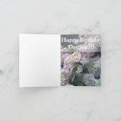 Roze Bloemen Hydrangea 90ste Verjaardag Briefkaart (Binnen)