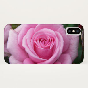 Roze bloemen iPhone Gevallen Gepersonaliseerd Roos iPhone X Hoesje