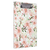 Roze bloemen klembord (Rechts)