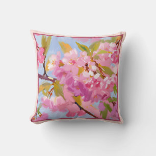 Roze bloemen kussen