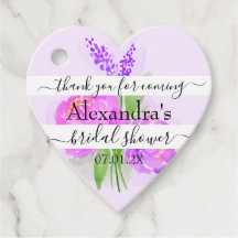 Roze Bloemen Lavendel Bruiloft Thank You 