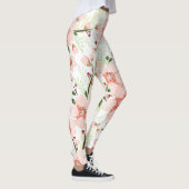 Roze bloemen leggings (Rechts)