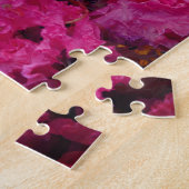 Roze bloemen legpuzzel (Zijkant)