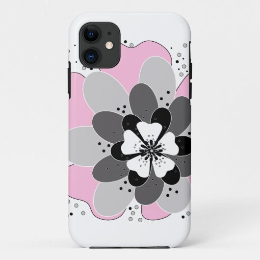 Roze bloemen lente zomer Case-Mate iPhone case (Achterkant)