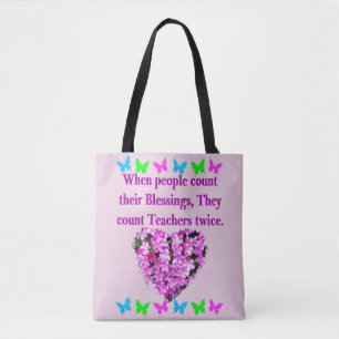 ROZE BLOEMEN LERAAR ONTWERP DRAAGTAS