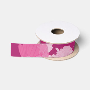 roze bloemen lint