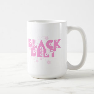 Roze Bloemen Martial Arts Black Belt Koffiemok