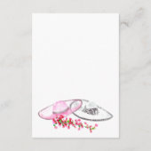 Roze Bloemen Mexicaanse bruiloft Save the Date Informatiekaartje (Achterkant)