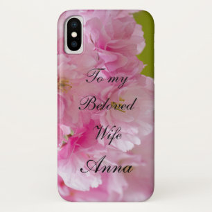 Roze Bloemen Mooie Kleurrijke Natuur iPhone X Hoesje