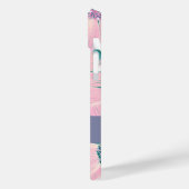 Roze bloemen  naam Modern Case-Mate iPhone Case (Achterkant / Links)