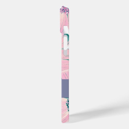 Roze bloemen  naam Modern Case-Mate iPhone Case (Achterkant / Links)