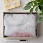 Roze  bloemen Ontvlechtingspapier Tissuepapier (Geschenk)