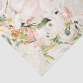 Roze bloemen (ontwerp 23 roze serie) tissuepapier (Detail)