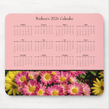 Roze Bloemen: Pas de 2026 kalender aan