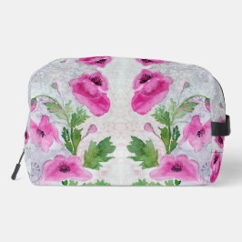 Roze Bloemen Print Cut Sew Bag Toilettasje