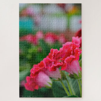 Roze Bloemen Puzzel