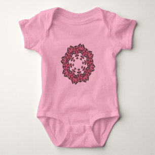 Roze bloemen romper