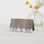 Roze Bloemen Rustieke Houten Bruiloft (Achterkant)