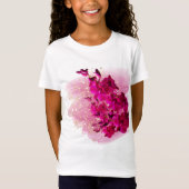 Roze bloemen shirt (Voorkant)