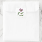  ROZE BLOEMEN STICKER (Tas)