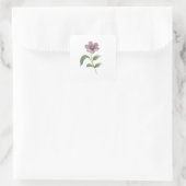 ROZE BLOEMEN STICKER (Tas)