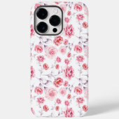 roze bloemen, stijlvol Case-Mate iPhone case (Achterkant)