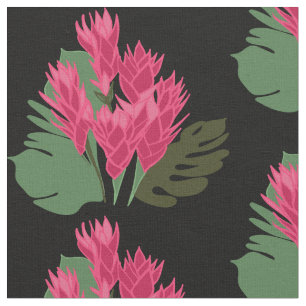 Roze bloemen stof