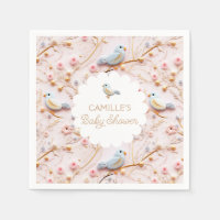 Roze Bloemen Tuin Meisje Baby shower