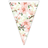 Roze bloemen vlaggetjes (Derde vlag)