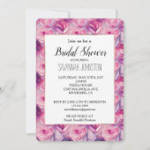  Roze Bloemen Vrijgezellenfeest Kaart (Voorkant)