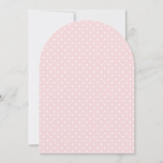 Roze Bloemen Vuurtoren Nautische Boog Baby shower Kaart (Achterkant)