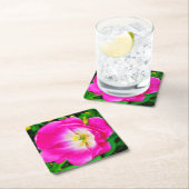 Roze bloemen Wilde bloem - Onderzetter (Insitu)