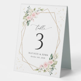 Roze bloemen, witte bloemen, Boho, tabelnummers