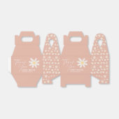 Roze bloemendoosje met bedankje bedankdoosjes (Uitgevouwen)