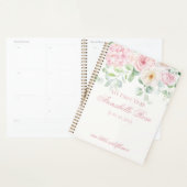 Roze Bloemenhortensia Botanical Mijn eerste jaar Planner (Display)