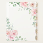 Roze Bloemenhortensia Botanical Mijn eerste jaar Planner (Achterkant)