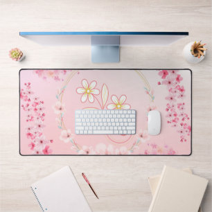 Roze Bloemenkunst, Lente Zegen Bureaumat