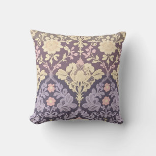 roze bloemenprint kussen