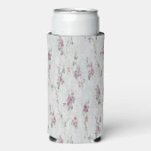 Roze bloemenprint op grijs (Seltzer Voorkant)