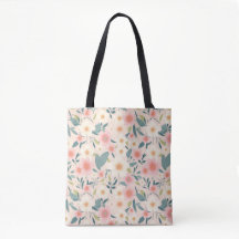 Roze Bloemenschoudertas