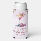 Roze Bloemige Bruidsbruiloft (Seltzer Voorkant)