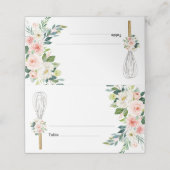 Roze bloemige bruidsdouche die zo dadelijk wordt m (Buitenkant ongevouwen)