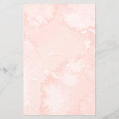 Roze bloemige bruiloft bruidsdouche Vind de gast s Flyer (Achterkant)