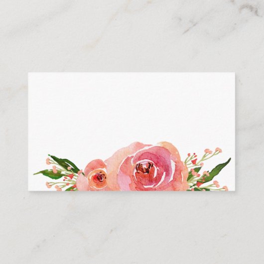 Roze Bloemige LGBTQ Website RSVP Informatiekaartje (Achterkant)